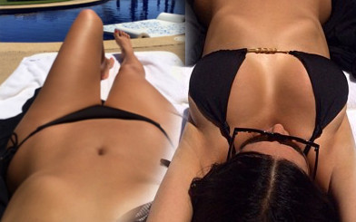 Kim Kardashian chwali się figurą w bikini (FOTO)