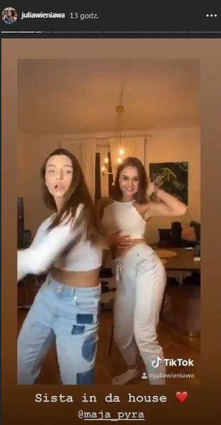 Julia Wieniawa tańczy na Tik Toku Julia Wieniawa tańczy na Tik Toku