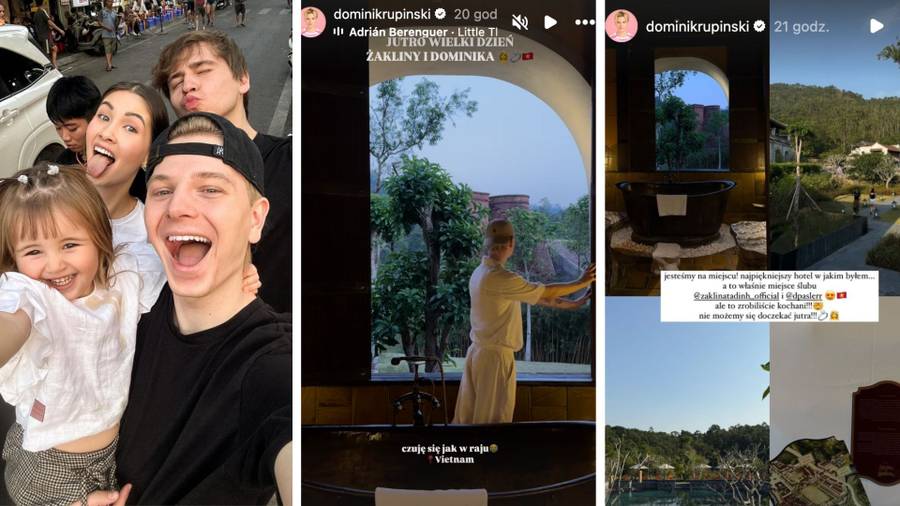 Wyjątkowy ślub gwiazdy “Top Model” w Wietnamie. Nie mogło zabraknąć Michała Piróga