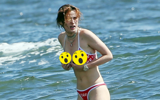 Ups! Bella Thorne przypadkowo pokazała ZA DUŻO!