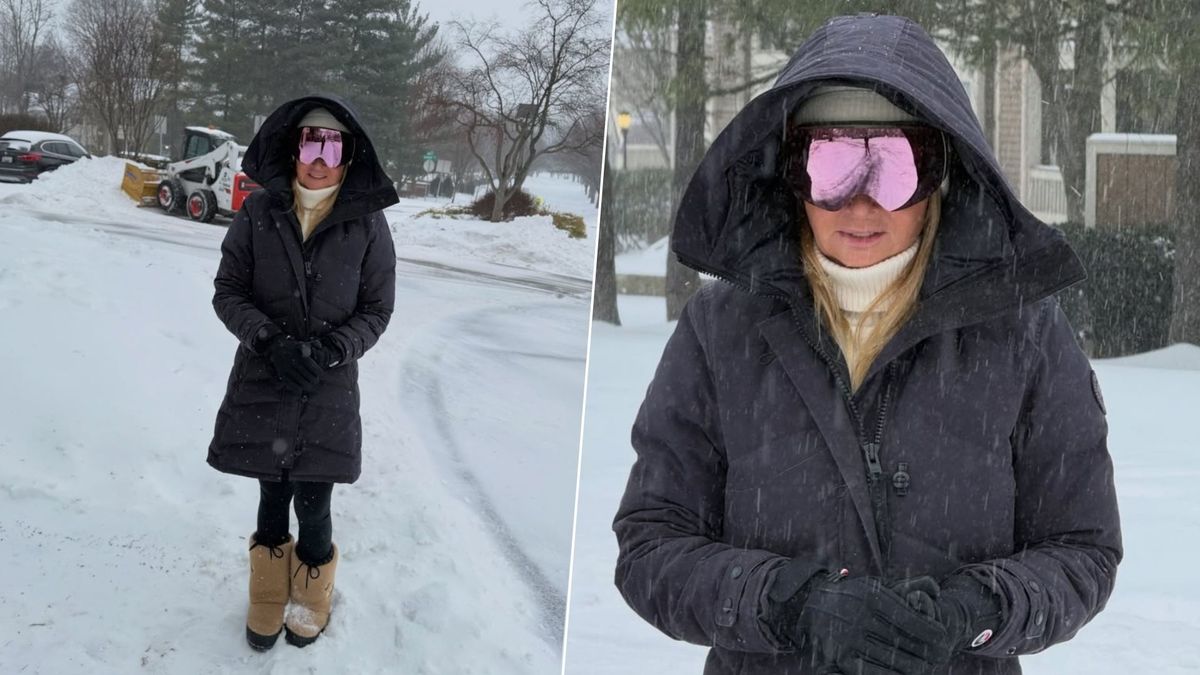 Joanna Kurska, atak zimy w USA, fot.: Instagram
