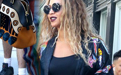 Rzadki widok – Beyonce na ulicy pod obstrzałem paparazzi (FOTO)