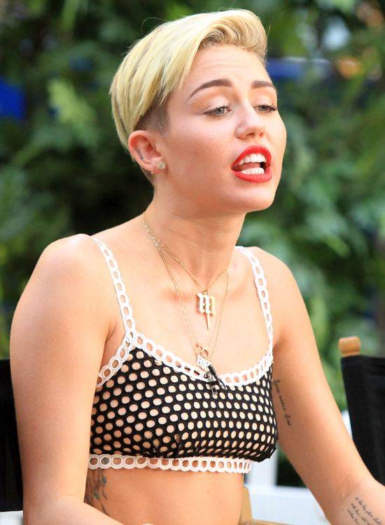 Miley Cyrus w Good Morning America