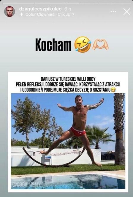"Dżaga", Dariusz Pachut / Instagram screen. 