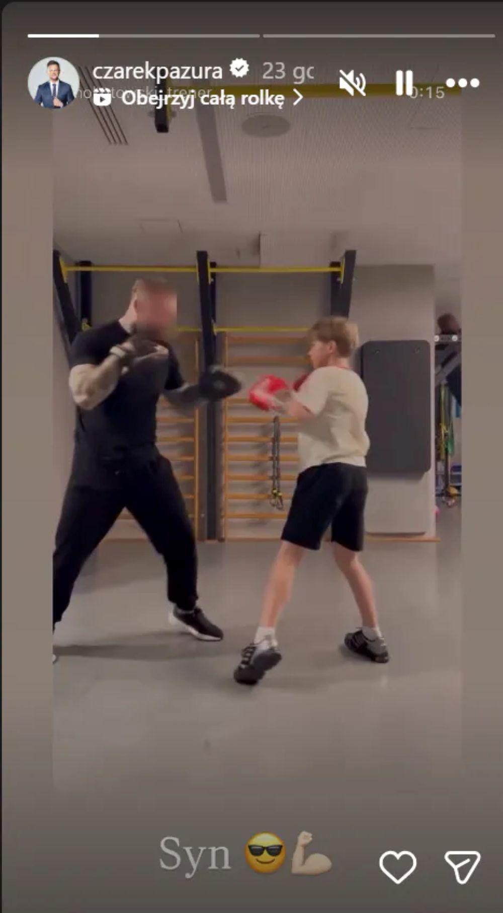 Cezary Pazura syn/Instagram/czarekpazura