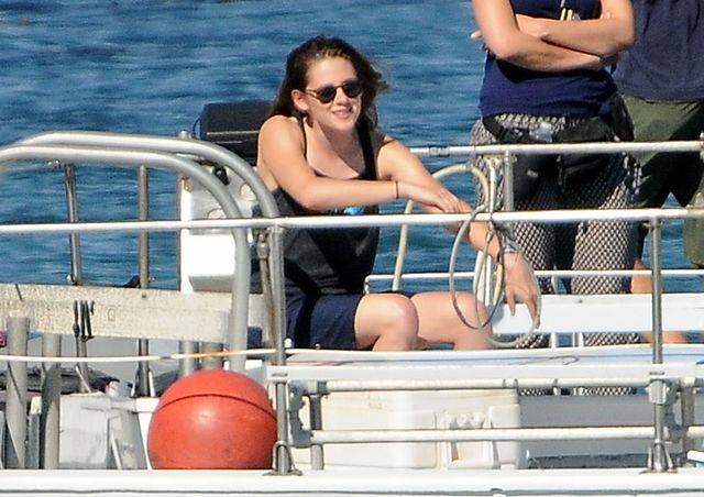 Kristen Stewart na rybach