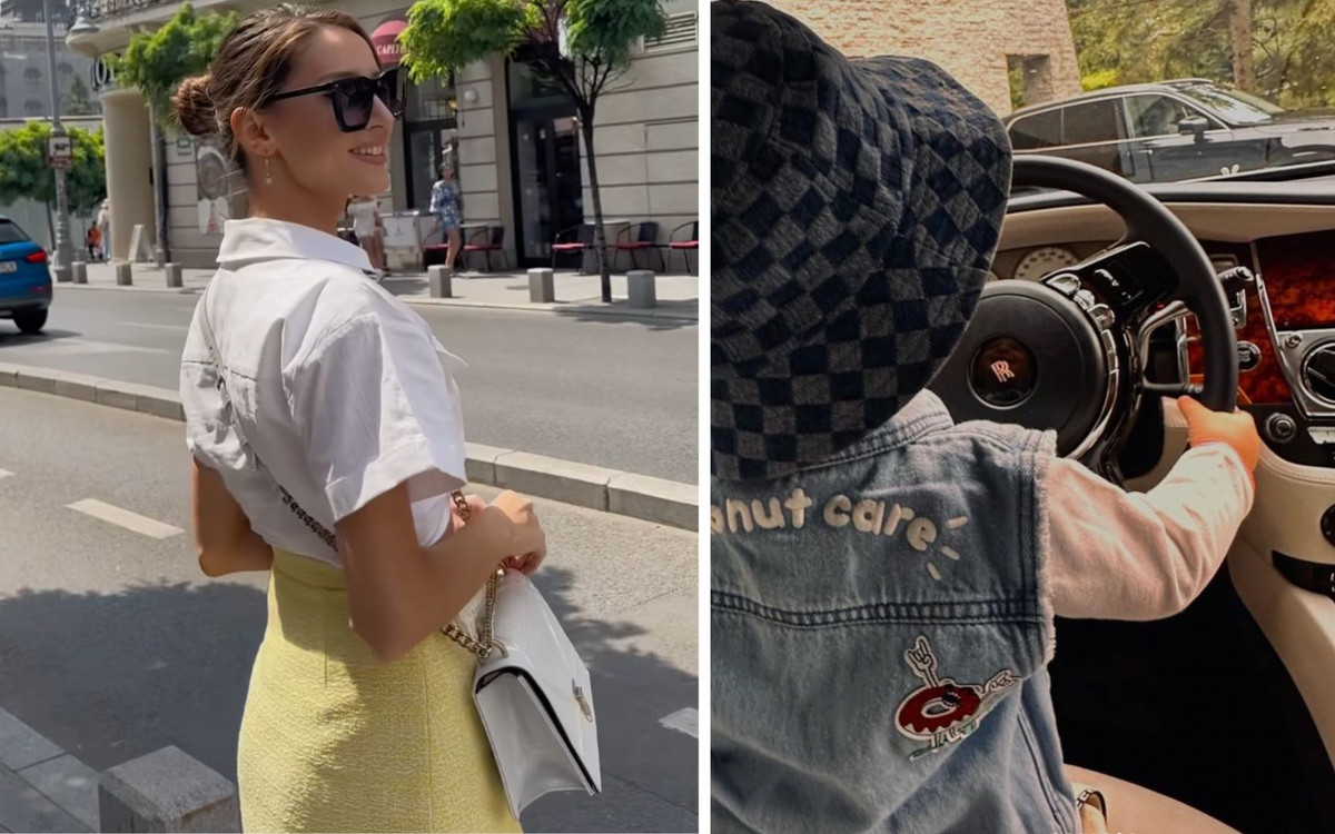 Patrycja Tuchlińska pozuje z 3-letnim synkiem na tle helikoptera. Ale on już duży!