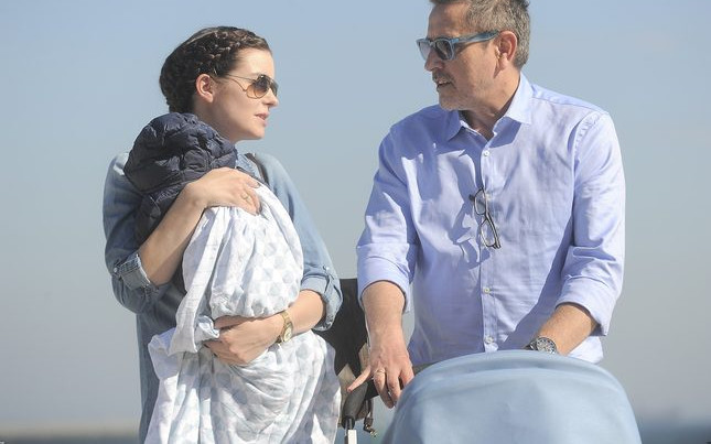 Andrzej Sołtysik z piękną żoną i synkiem nad morzem (FOTO)