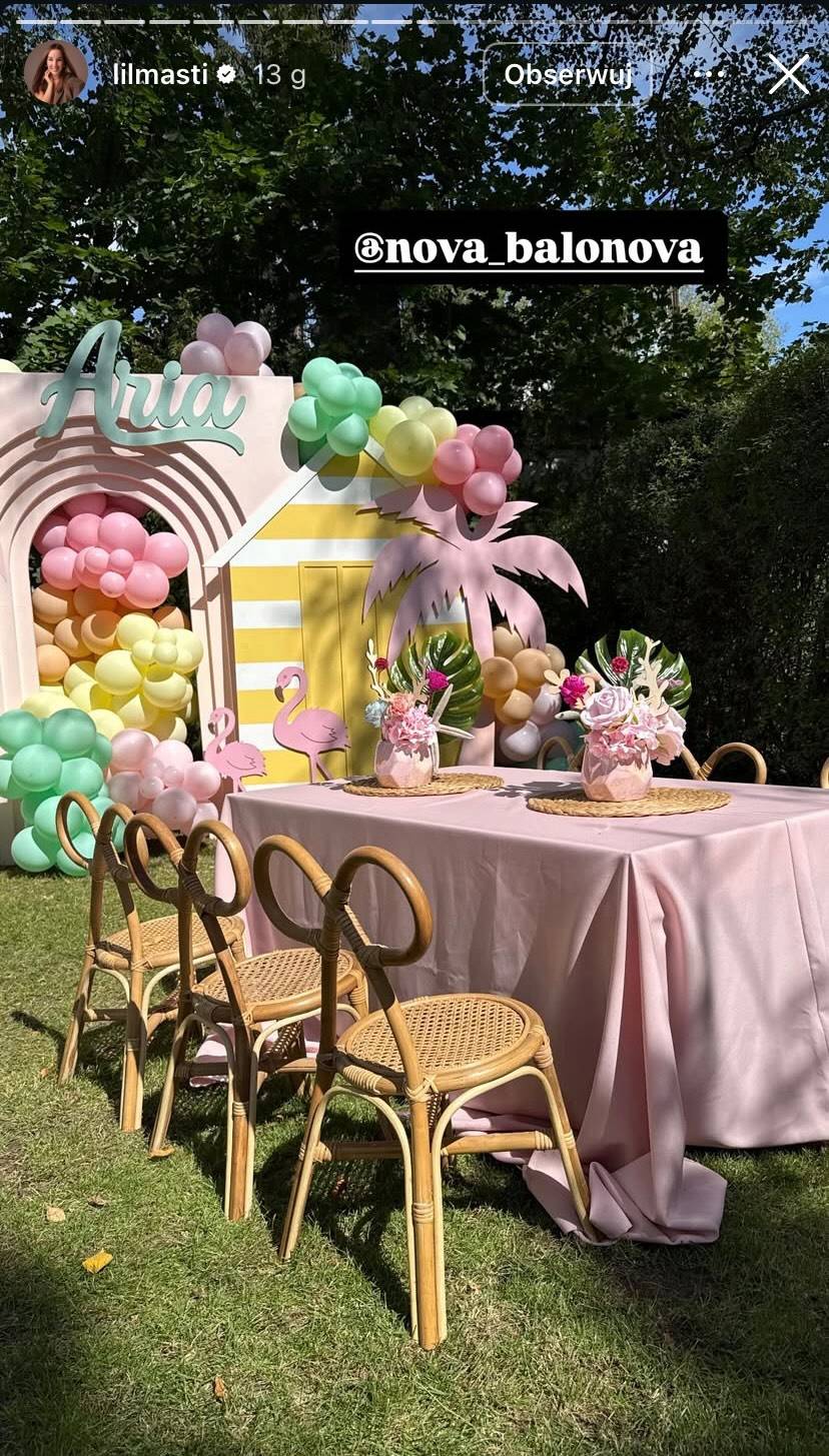 Lil Masti wyprawiła MAGICZNE 2. urodziny córki! Basen z kulkami czy bańki to dopiero początek… (FOTO)