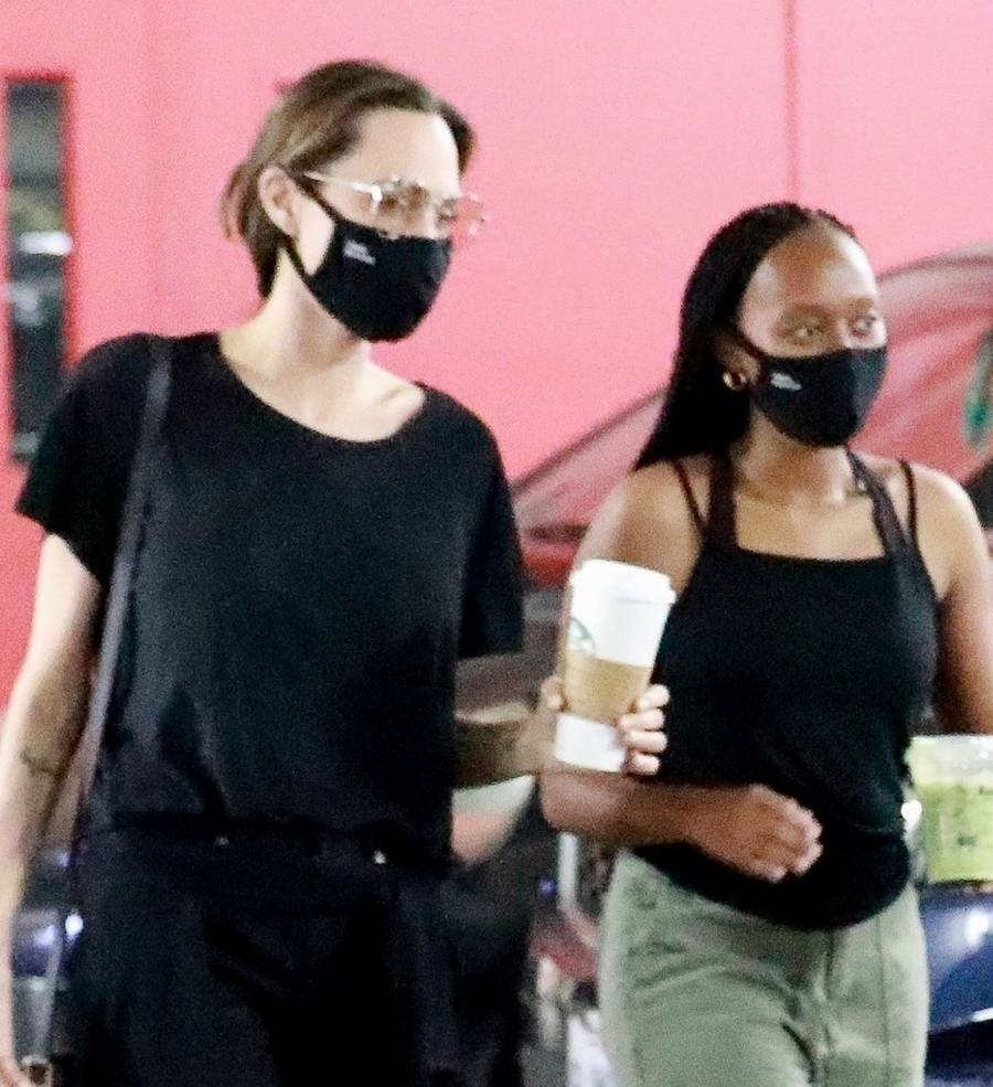 Angelina Jolie z córką Zaharą