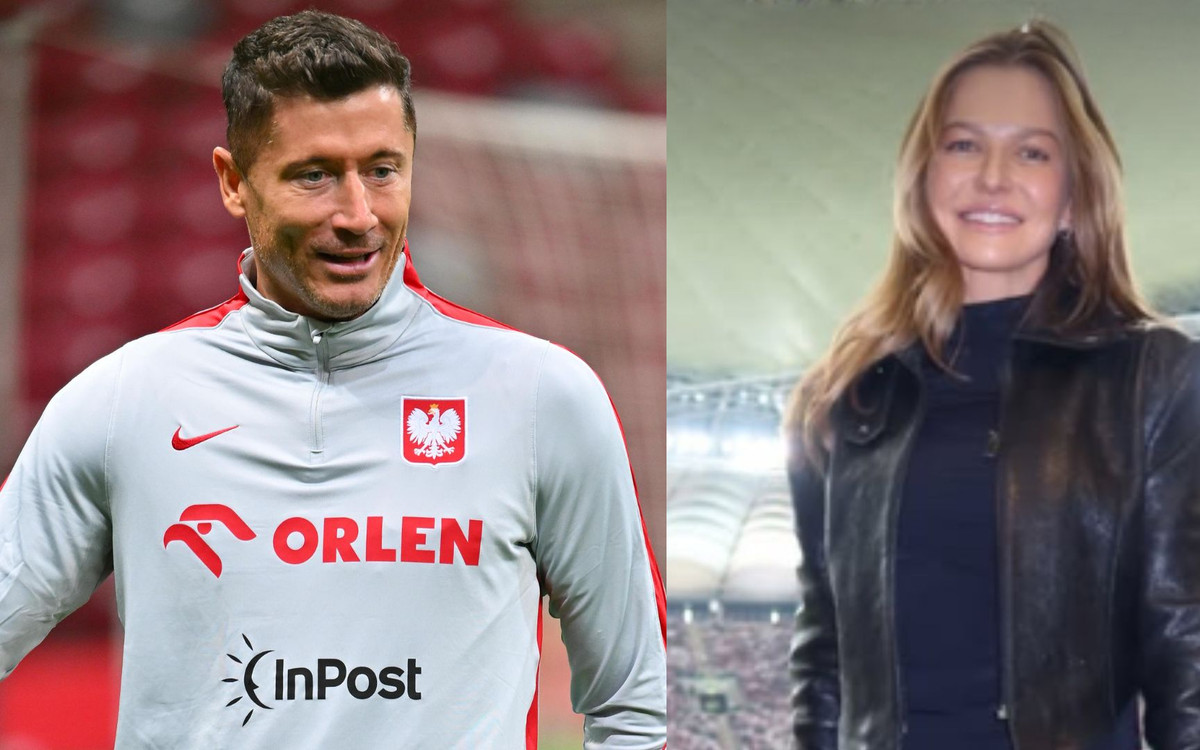 Ania Lewandowska z córkami kibicuje na Narodowym. Klara to cały Robert!