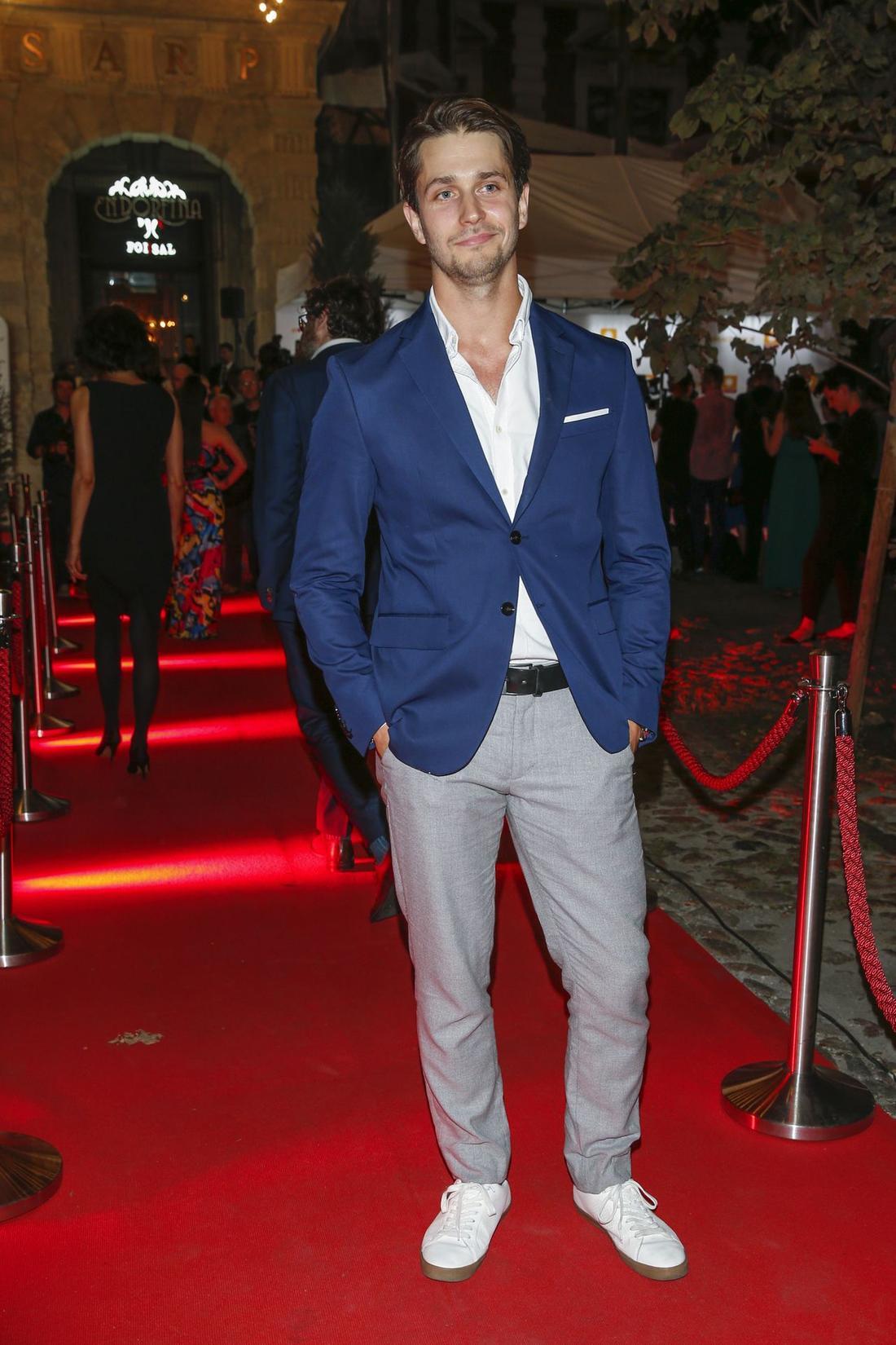 Michał Malinowski na czerwonym dywanie