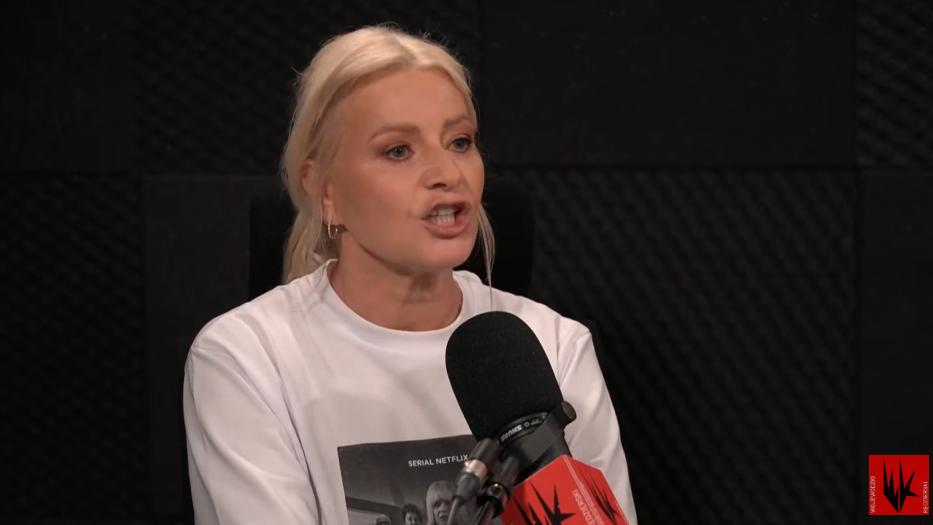 Małgorzata Kożuchowska, fot. podkast "WojewódzkiKędzierski".