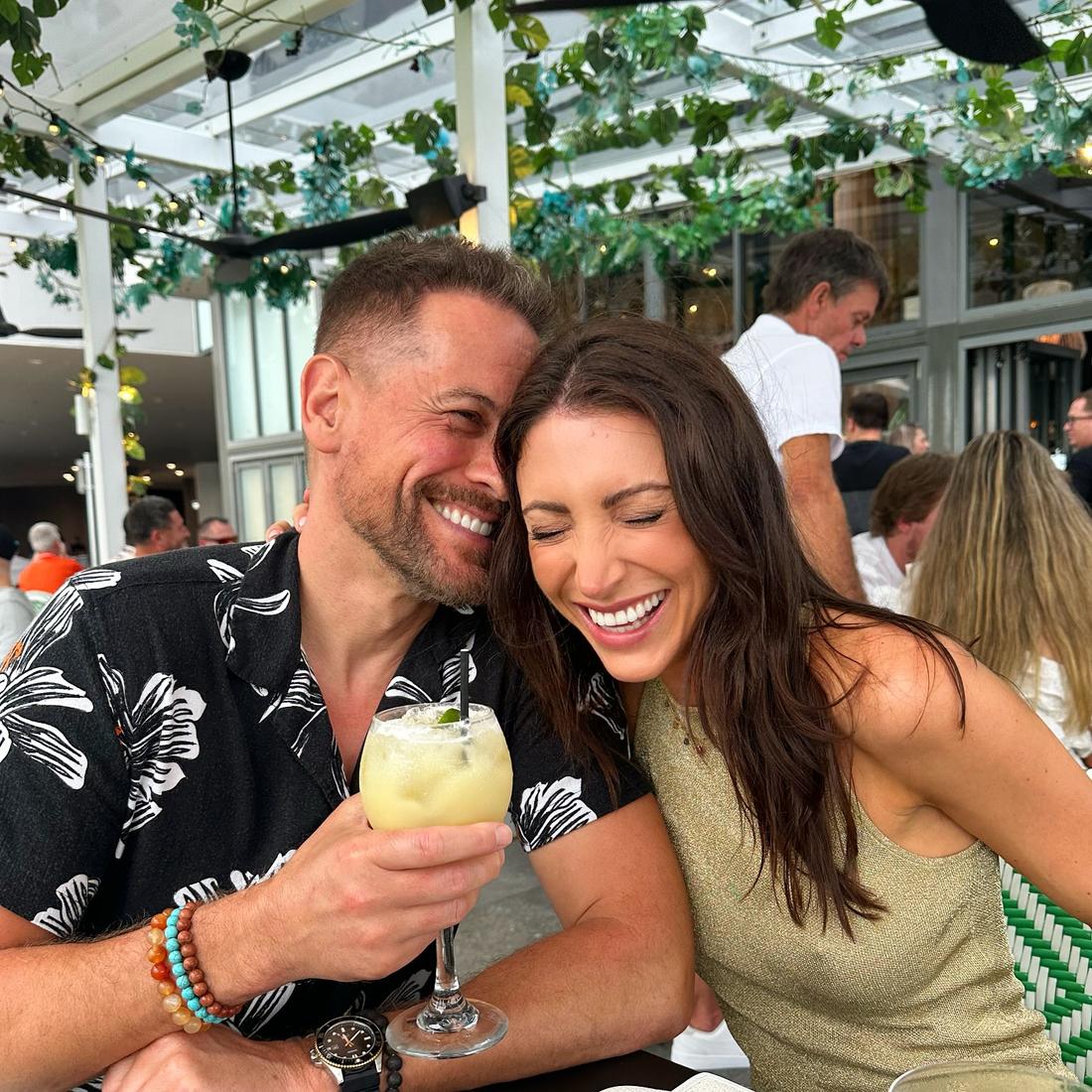 Ioan Gruffudd ze swoją nową partnerką, Biancą, fot. Instagram