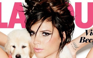Victoria Beckham z pieskiem na okładce (FOTO)