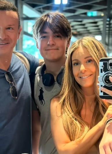 Małgorzata Rozenek z mężem i synem Stanisławem, fot. Instagram