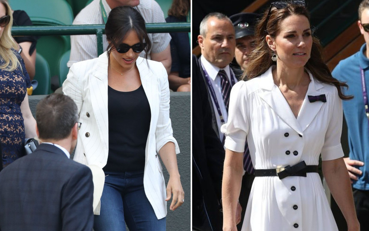 Meghan czy Kate? Która lepiej wyglądała na kortach Wimbledonu