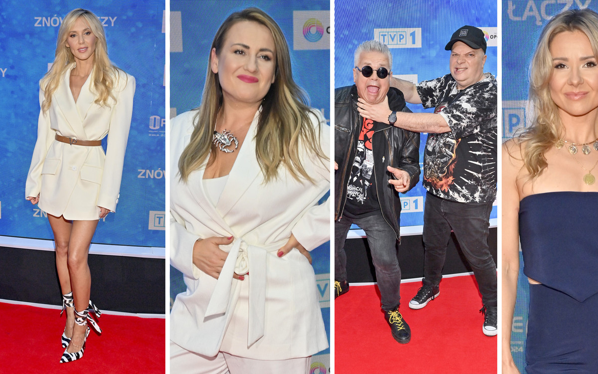 Opole 2024 konferencja TVP: Dawno niewidziana Tatiana Okupnik, Kasia Wilk, Krzysztof Skiba, Anna Karwan