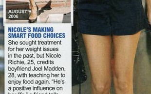 Nicole Richie leci na bezdomnych