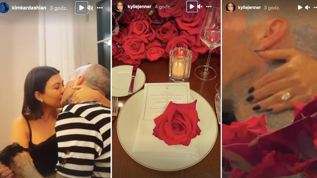 Kourtney Kardashian się zaręczyła na plaży