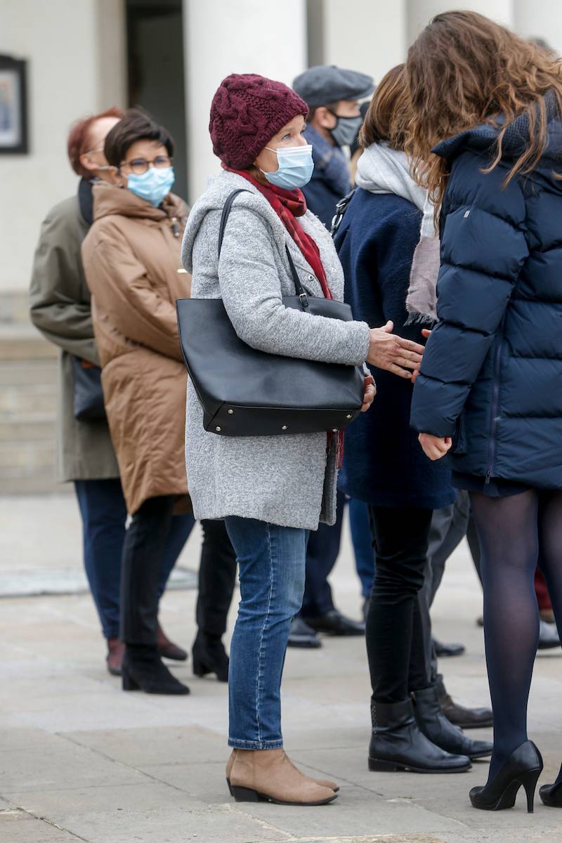 Pogrzeb Krzysztofa Kiersznowskiego. Pojawili się Bogusław Linda z żoną, Ilona Łepkowska…