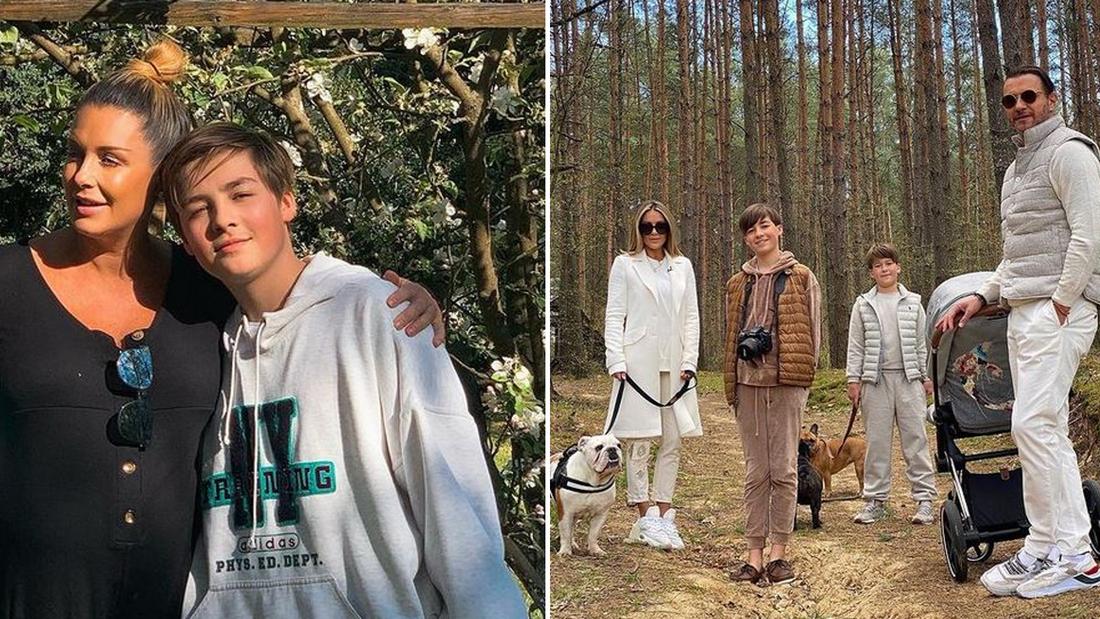 WOW! Małgorzata Rozenek pokazała zdjęcie w projekcie syna Stanisława. Jak z prawdziwego domu mody