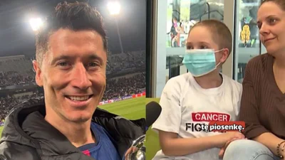 Niesamowity gest Lewego. Robert spełni marzenie małej Mai z dissu na raka