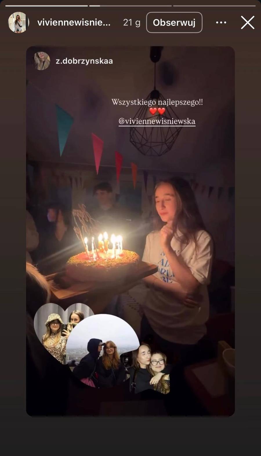 Vivienne Wiśniewska, fot. Instagram.