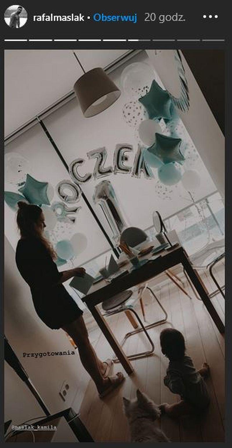 Urodziny syna Rafała Maślaka