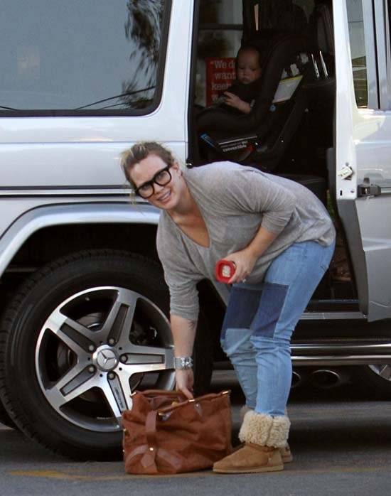 Hilary Duff na zakupach z synkiem