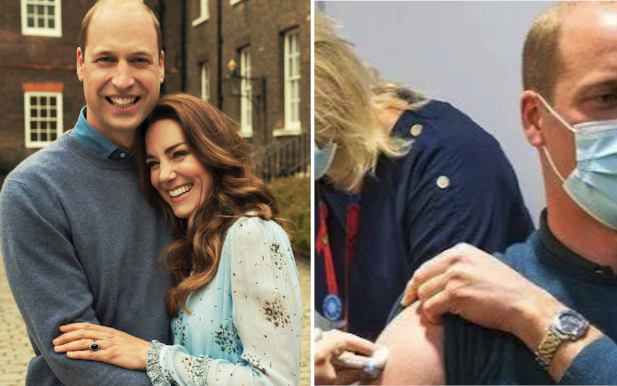 Książę William zaszczepił się na COVID-19. Internauci ekscytują się jego BICEPSEM