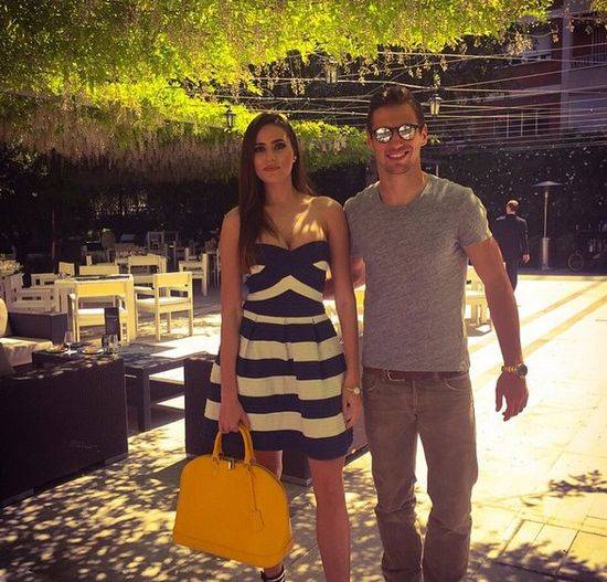 Celia Jaunat i Grzegorz Krychowiak razem