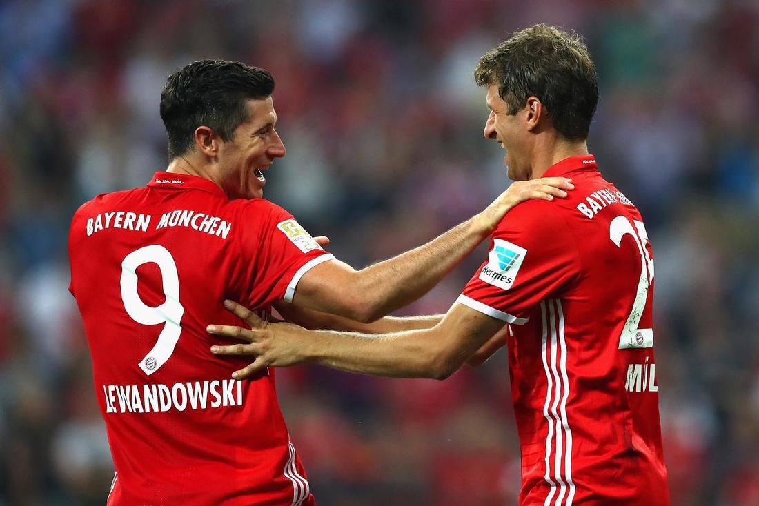 Robert Lewanowski i Thomas Müller, fot. Instagram