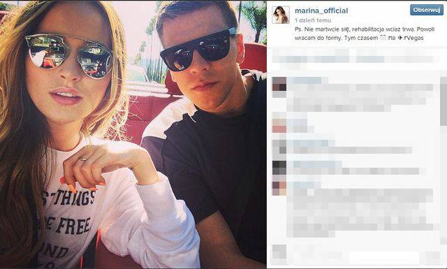 Marina i Wojtek Szczęsny – galeria zdjęć