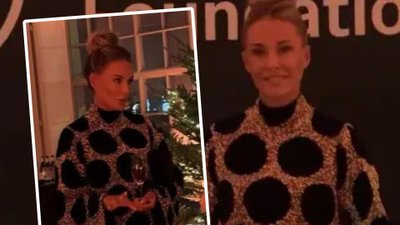 Rozenek jak gwiazda Hollywood. Kreacja cudo, ale te nogi!