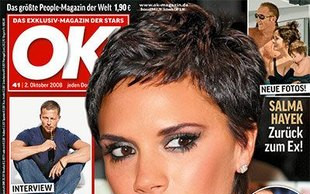 Victoria i David Beckhamowie całują się na meczu [VIDEO]