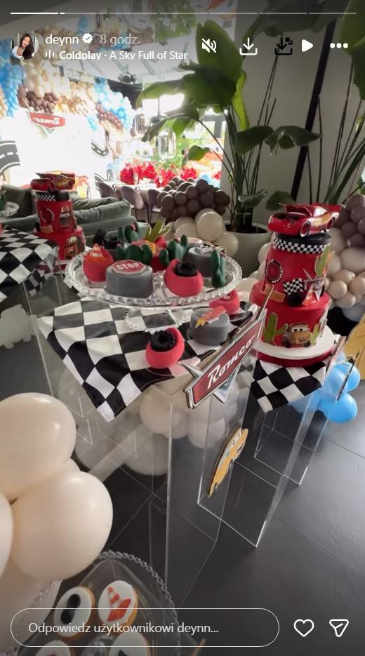 Majewski i Deynn wyprawili urodziny synkowi, fot. Instagram