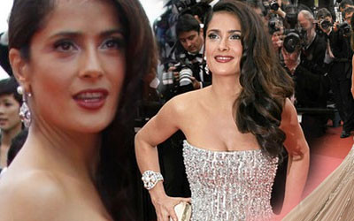 Salma Hayek błyszczy w Cannes (FOTO)