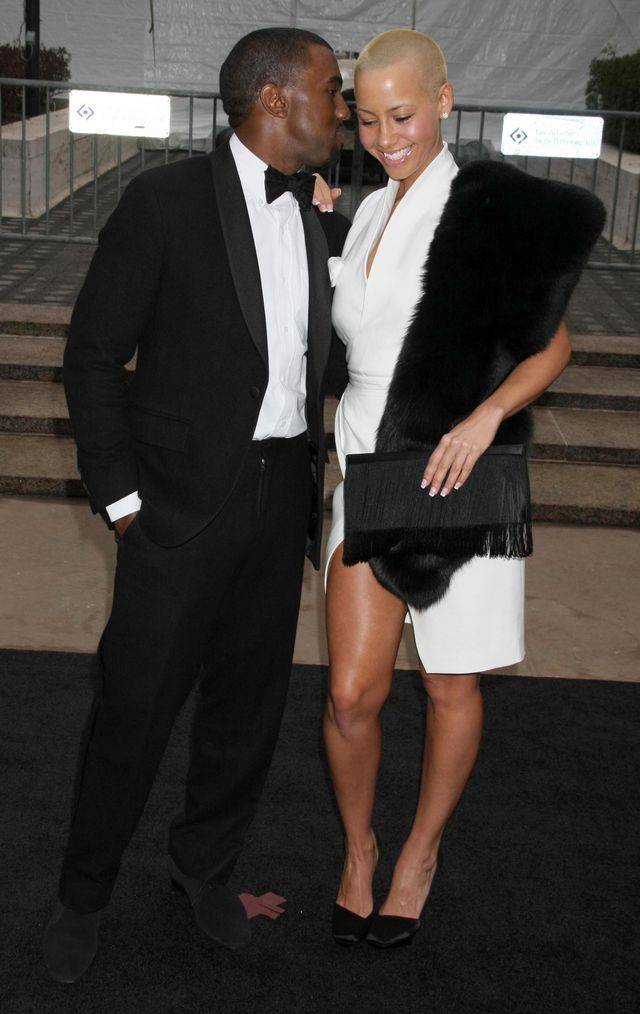 Kanye West w czasach, gdy spotykał się z Amber Rose
