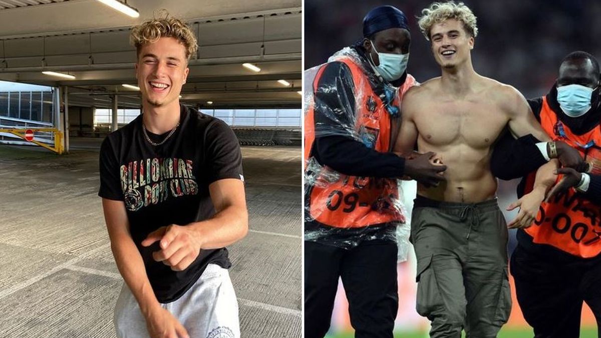 To brytyjski celebryta wtargnął wczoraj na boisko podczas finału Euro 2020