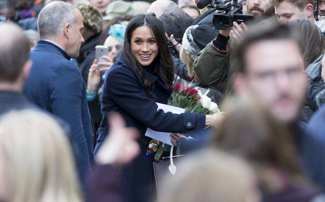 Meghan Markle i książę Harry pierwszy raz spotkali się z ludźmi na ulicy
