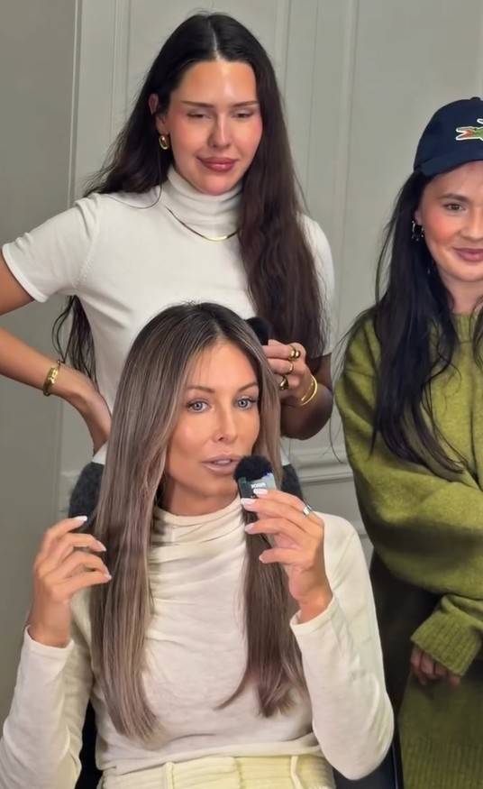 Małgorzata Rozenek-Majdan zakłada doczepy, fot. Instagram