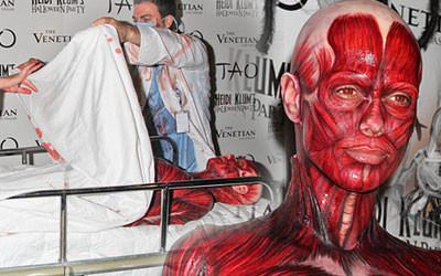 Heidi Klum i jej makabryczny kostium (FOTO)