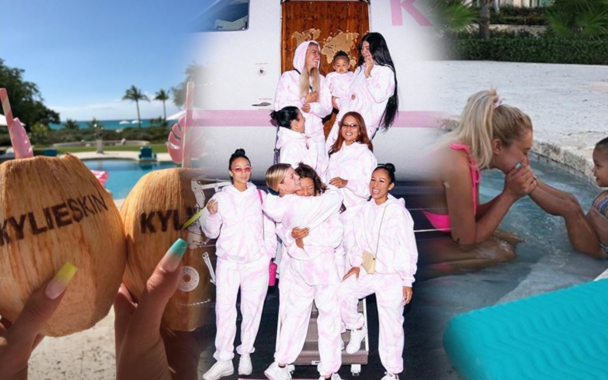 Kylie Jenner zorganizowała luksusową imprezę promującą Kylie Skin! Zabrała na nią córeczkę Stormi