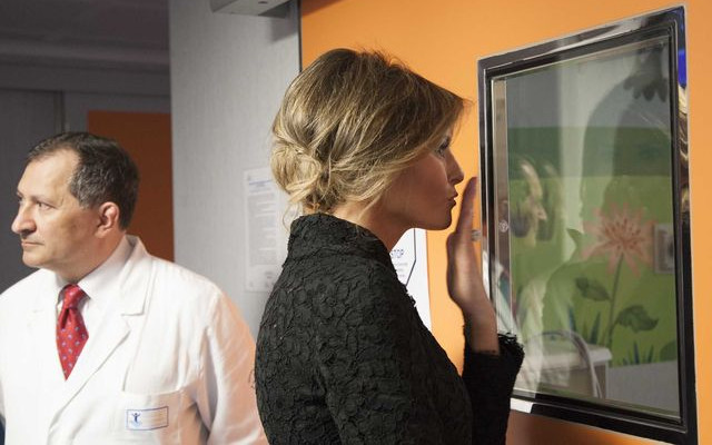 Melania Trump w szpitalu Dzieciątka Jezus w Rzymie