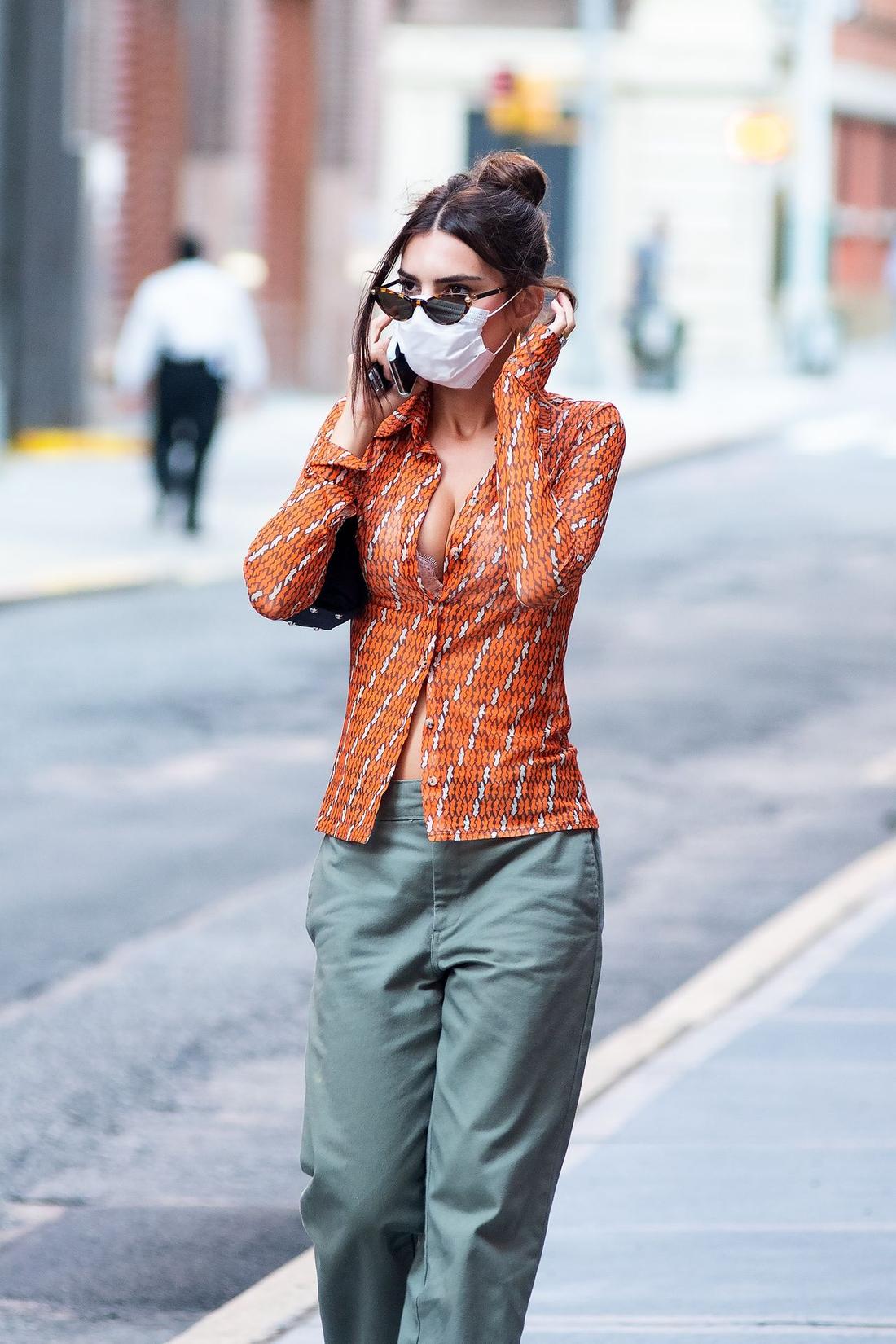 Emily Ratajkowski na ulicach Nowego Jorku