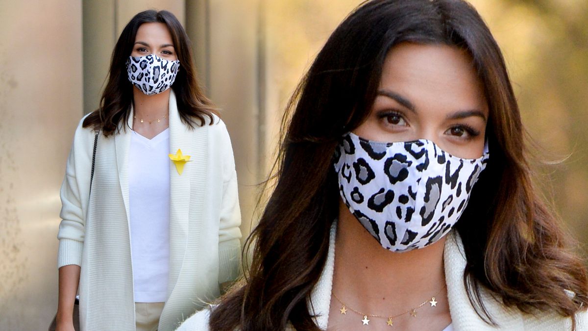 Paulina Krupińska w maseczce