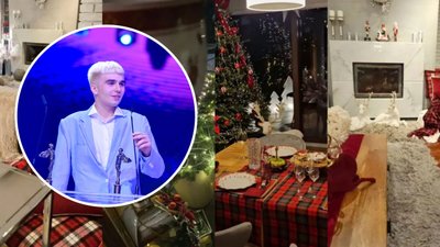 Udekorowana na święta willa rodziców Maty zachwyca. Jest jak w bajce