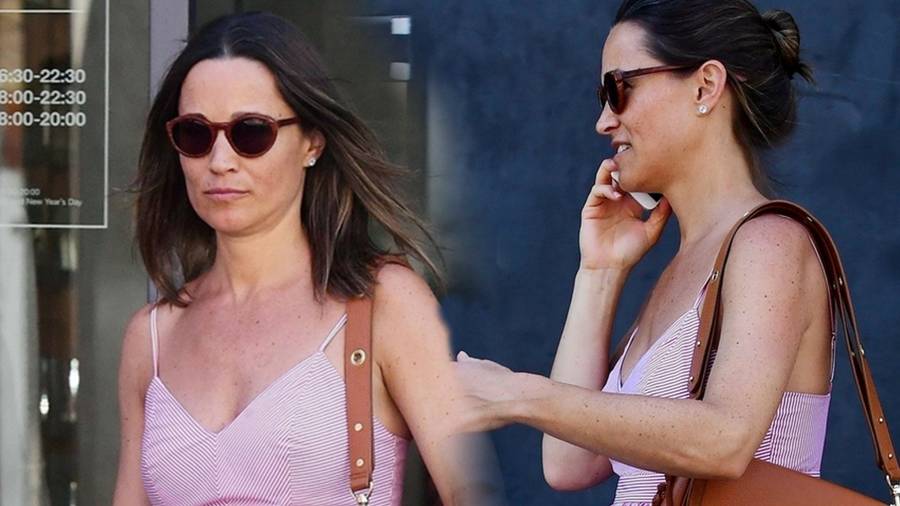 Pipa Middleton ma już spory brzuszek! Promienieje w różowej, letniej sukience!