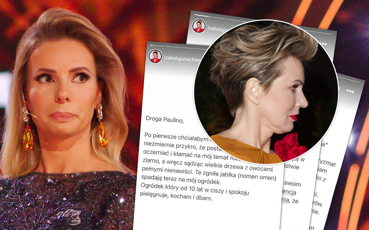 WŚCIEKŁA Izabela Janachowska MASAKRUJE Paulinę Smaszcz w liście otwartym!